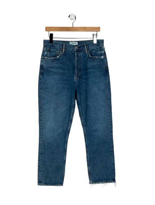 AGOLDE Mid-Rise Straight Leg Jeans