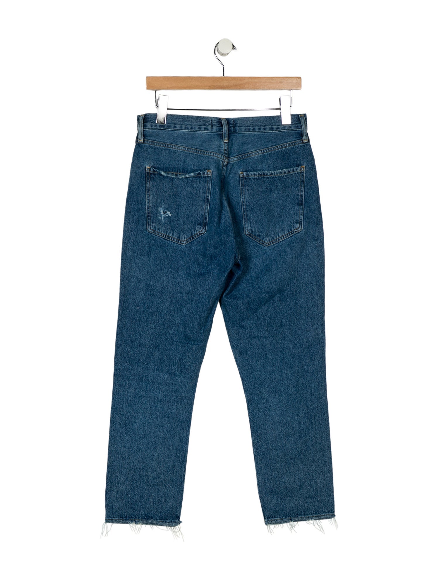 AGOLDE Mid-Rise Straight Leg Jeans