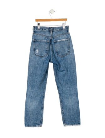 AGOLDE Mid-Rise Straight Leg Jeans
