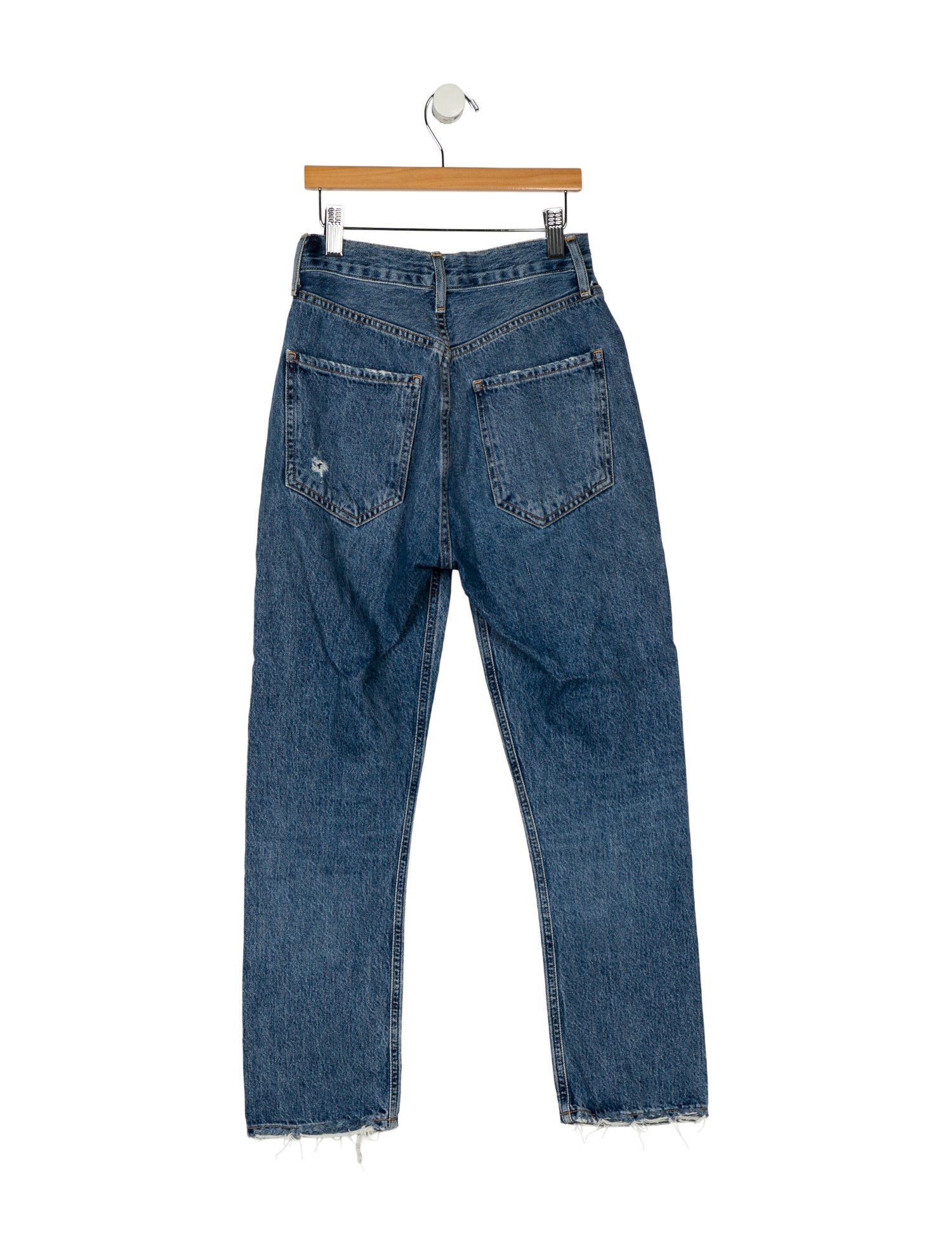 AGOLDE Mid-Rise Straight Leg Jeans