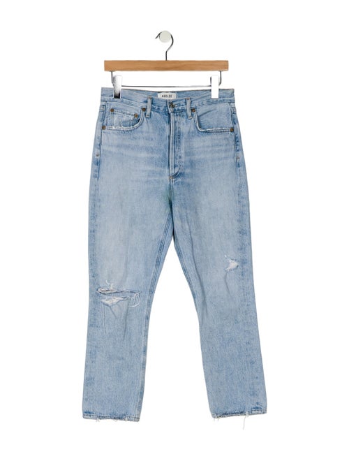 AGOLDE High-Rise Straight Leg Jeans