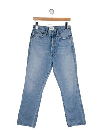 AGOLDE High-Rise Straight Leg Jeans