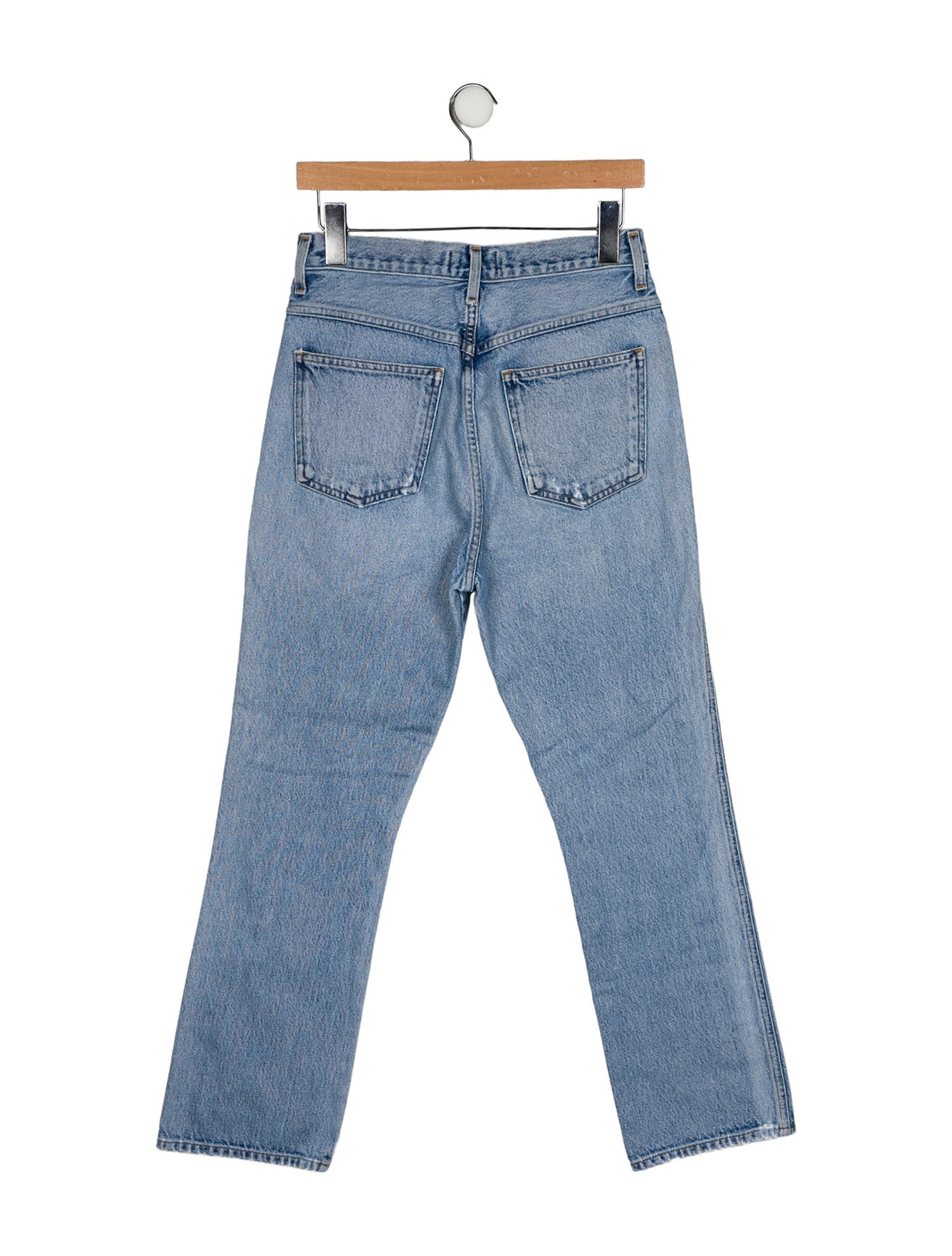AGOLDE High-Rise Straight Leg Jeans