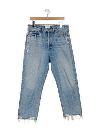 AGOLDE High-Rise Straight Leg Jeans