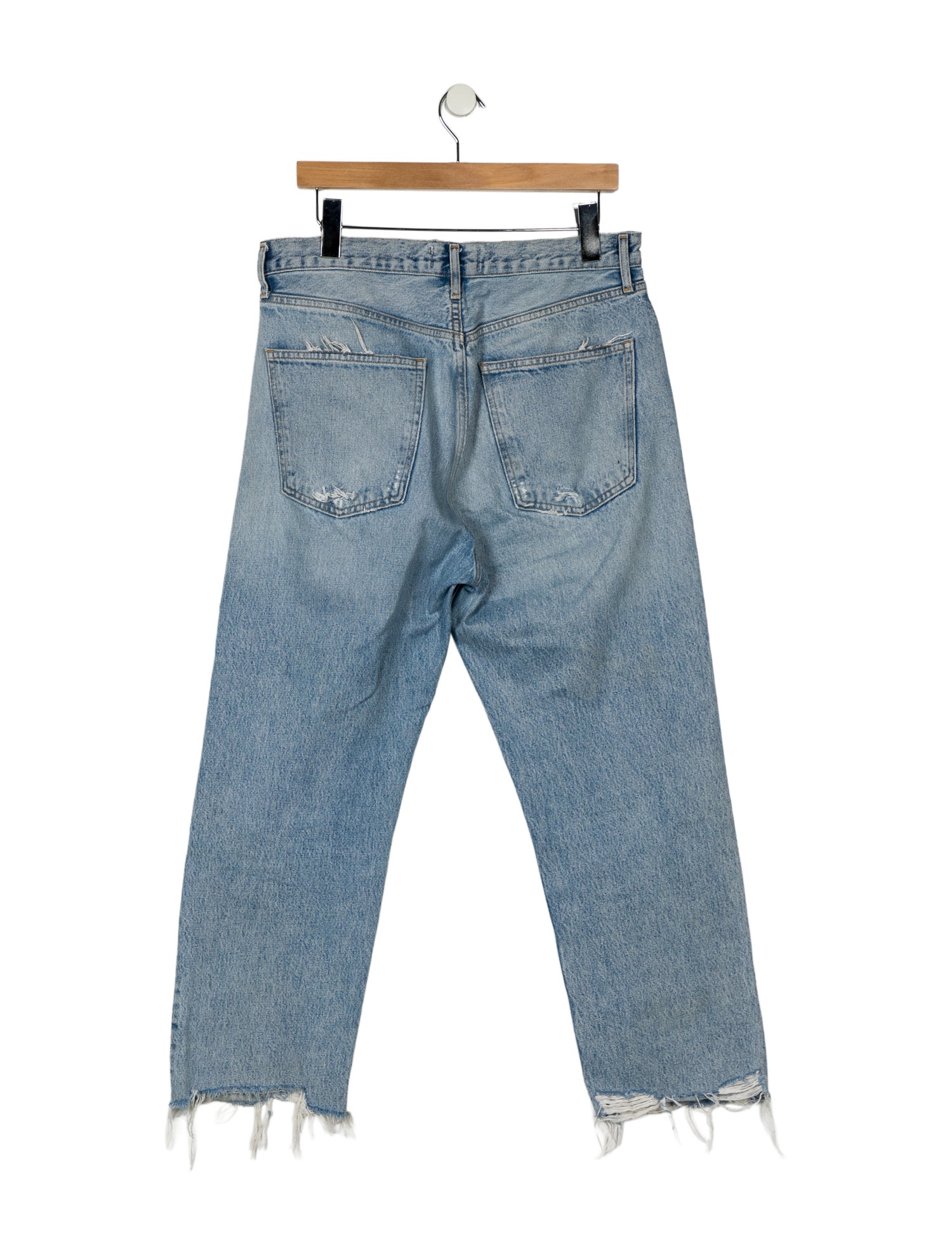 AGOLDE High-Rise Straight Leg Jeans