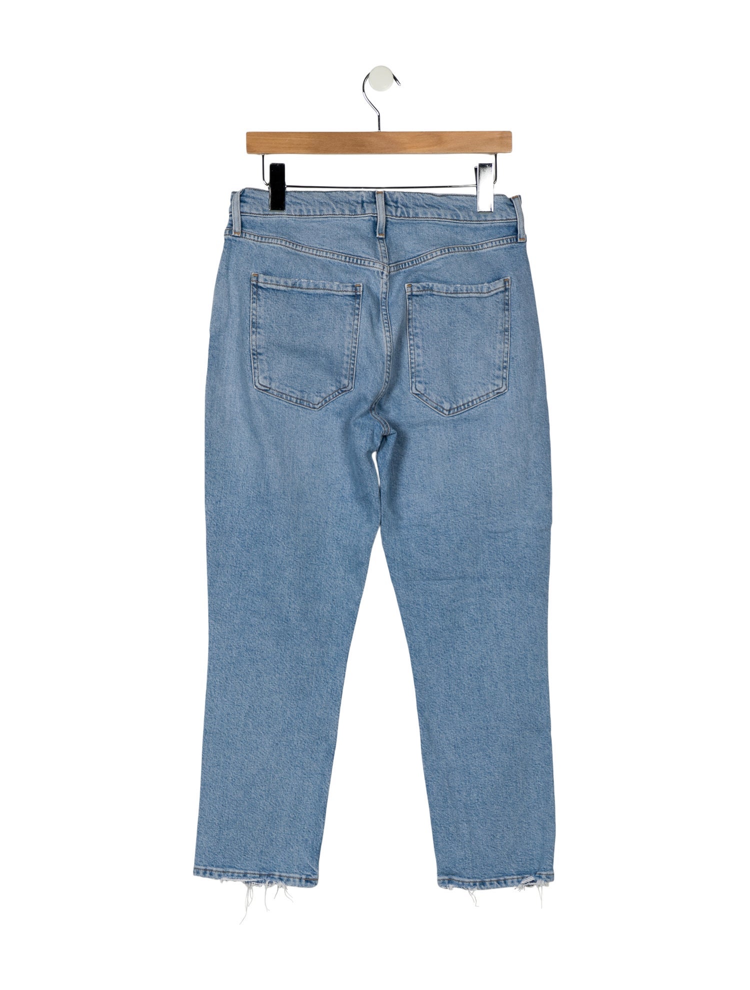 AGOLDE High-Rise Straight Leg Jeans