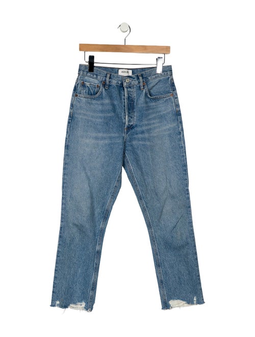 AGOLDE Mid-Rise Straight Leg Jeans