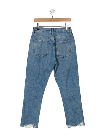AGOLDE Mid-Rise Straight Leg Jeans