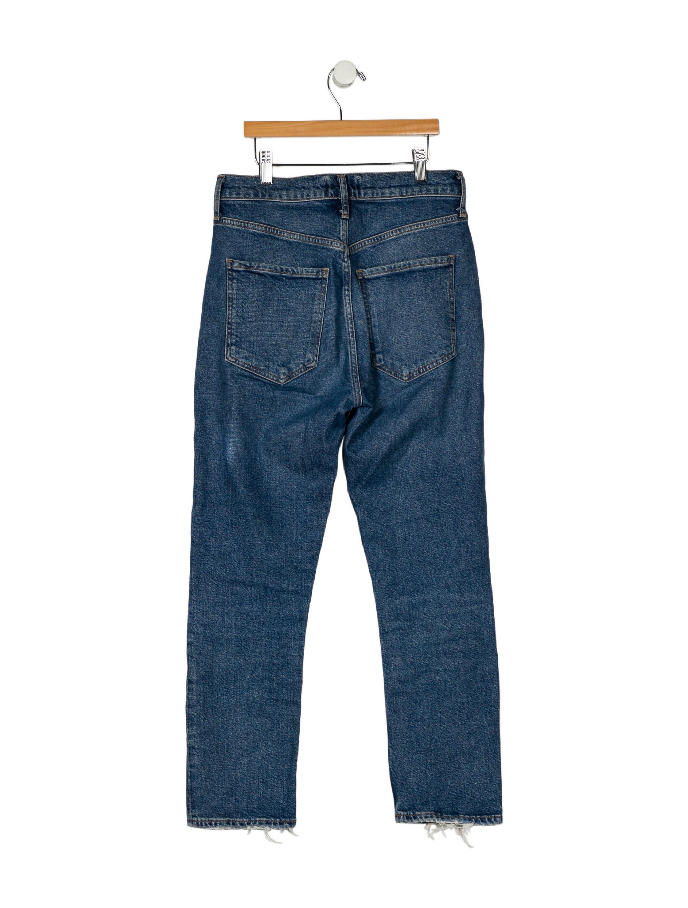 AGOLDE High-Rise Straight Leg Jeans