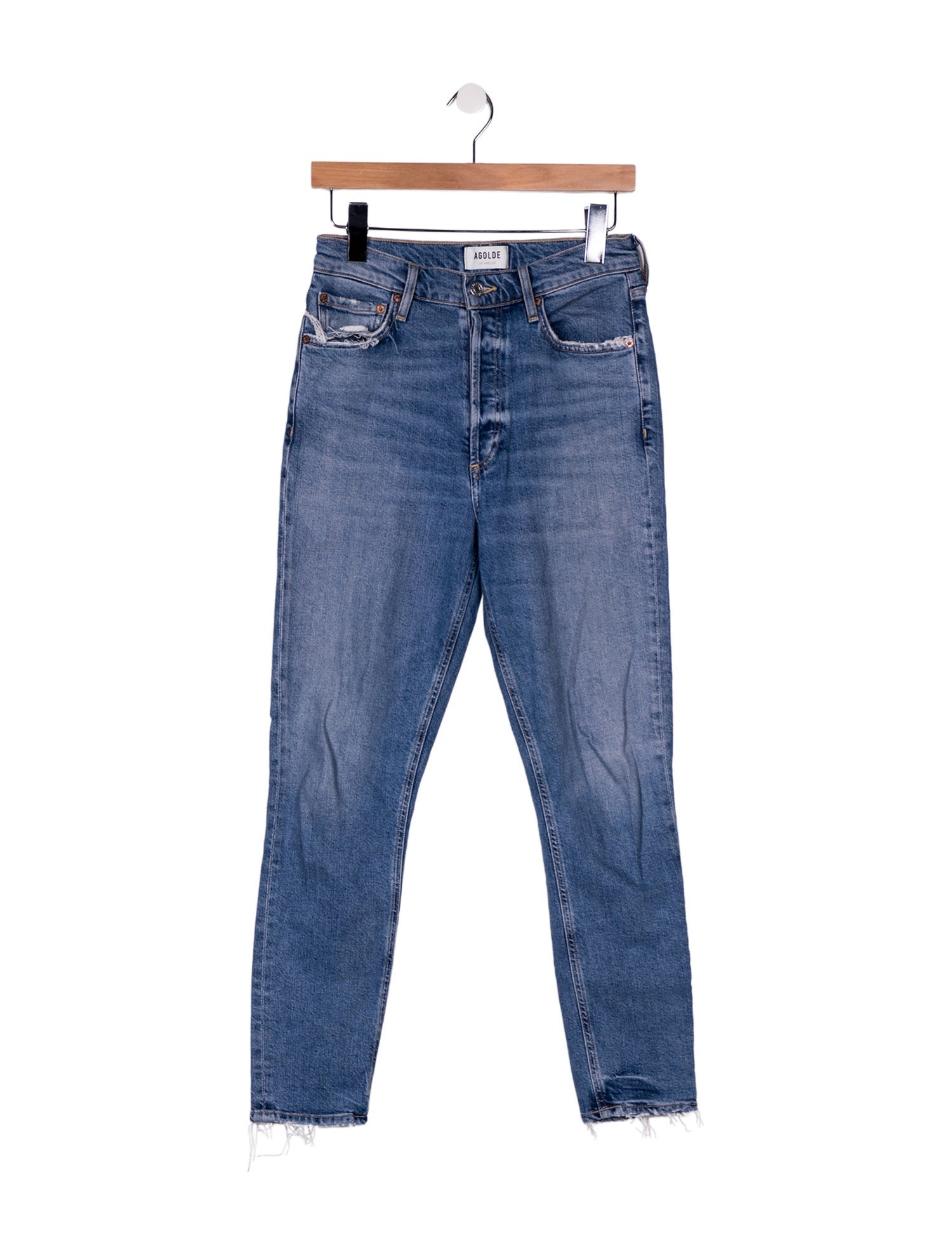 AGOLDE High-Rise Skinny Leg Jeans