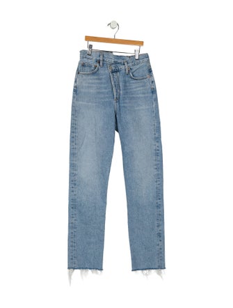 AGOLDE High-Rise Straight Leg Jeans