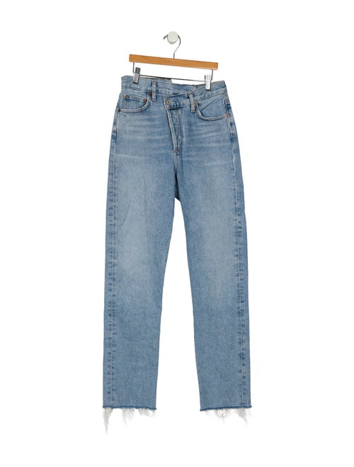 AGOLDE High-Rise Straight Leg Jeans
