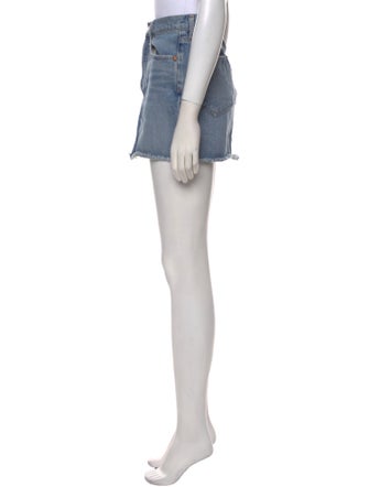 AGOLDE Distressed Accents Mini Skirt