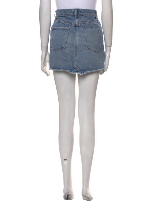 AGOLDE Distressed Accents Mini Skirt