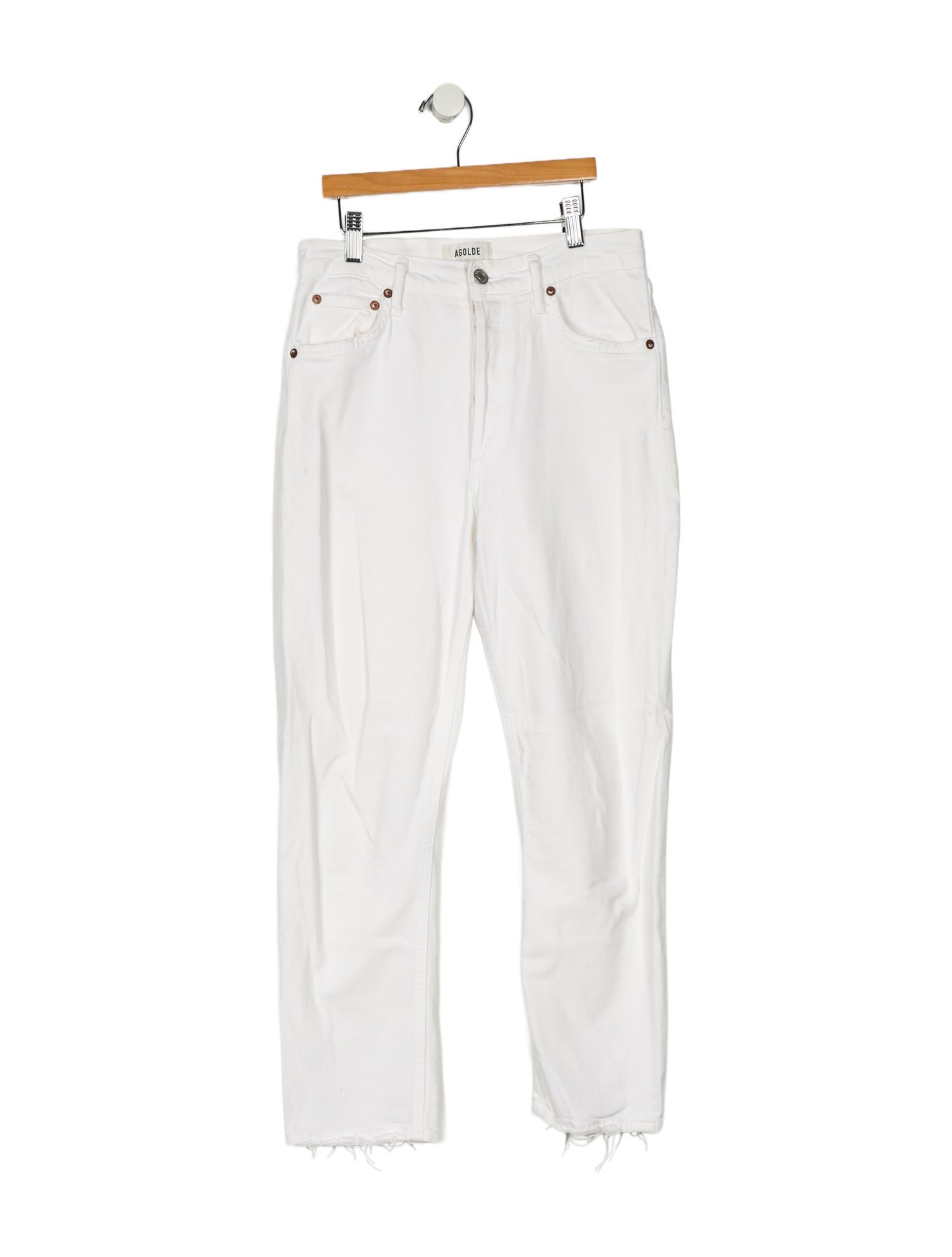 AGOLDE High-Rise Straight Leg Jeans