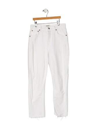 AGOLDE High-Rise Straight Leg Jeans