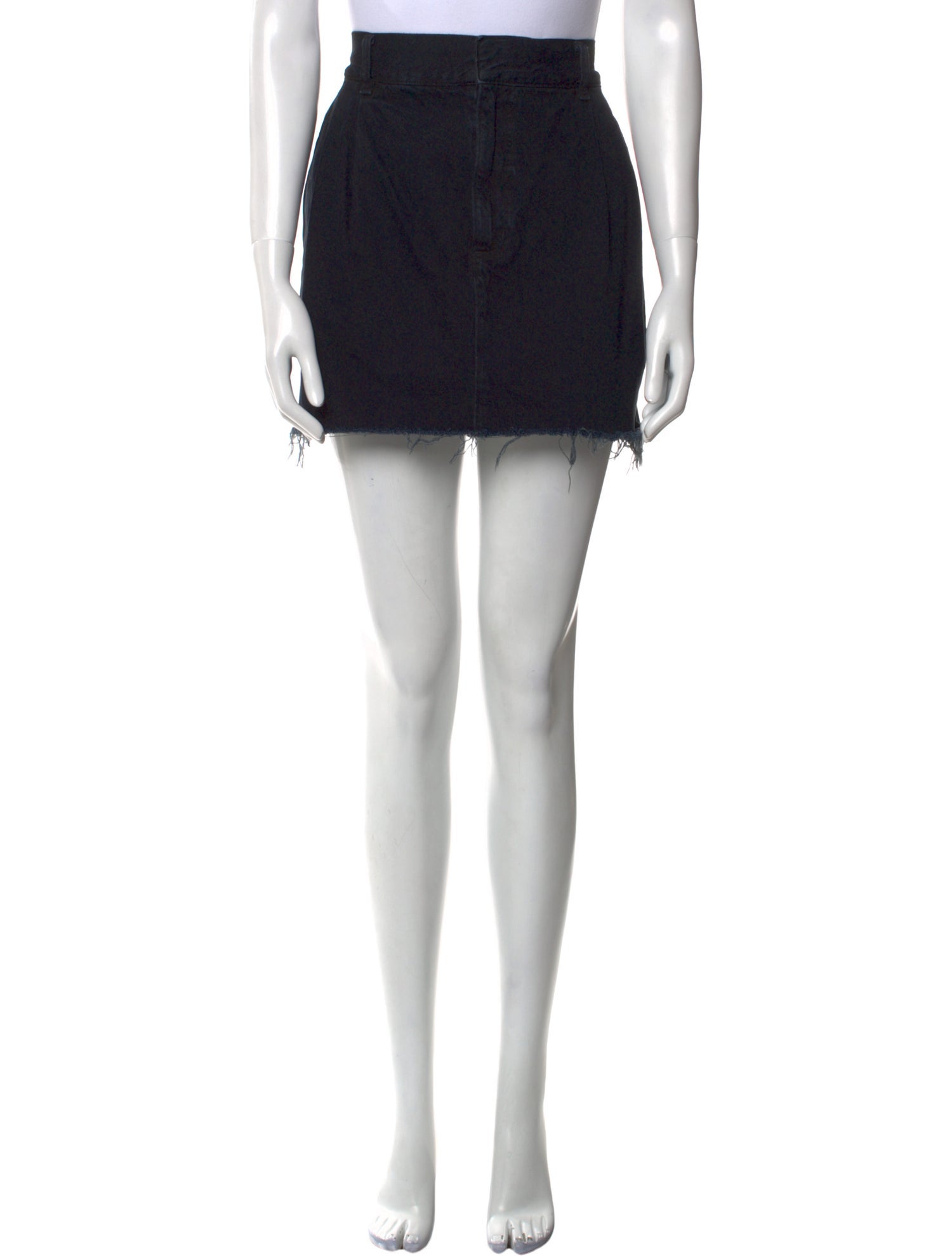 AGOLDE Distressed Accents Mini Skirt