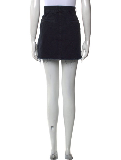 AGOLDE Distressed Accents Mini Skirt