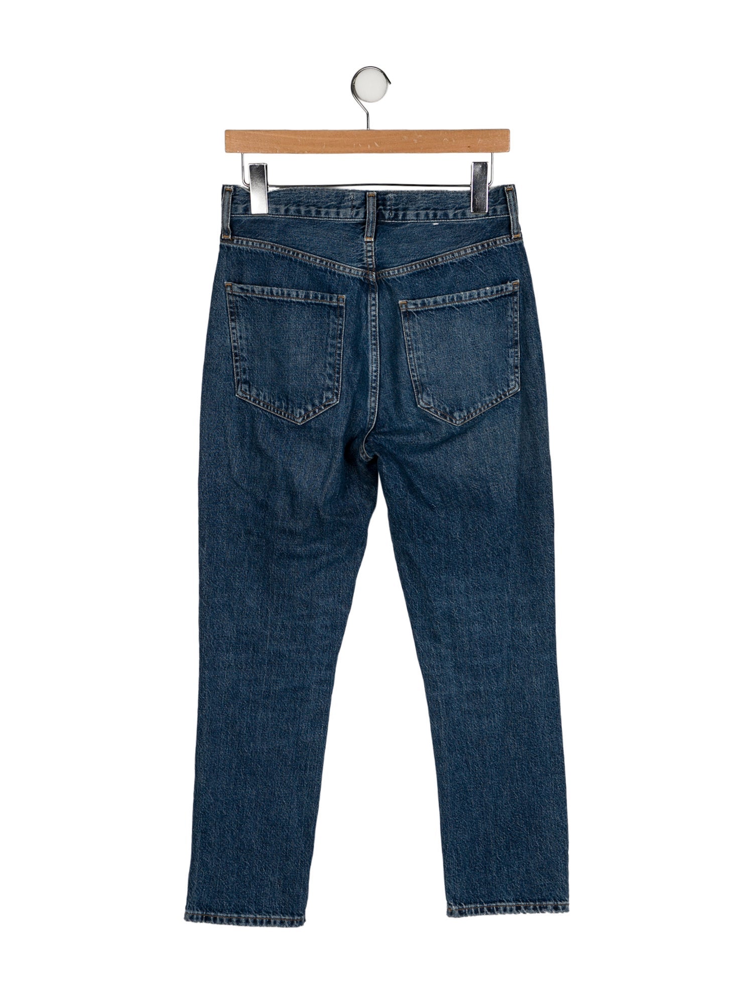 AGOLDE High-Rise Straight Leg Jeans