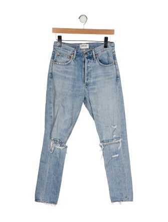 AGOLDE Mid-Rise Skinny Leg Jeans