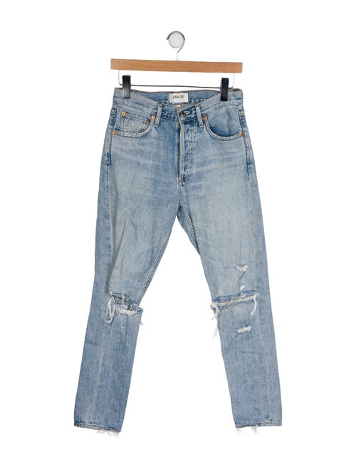 AGOLDE Mid-Rise Skinny Leg Jeans