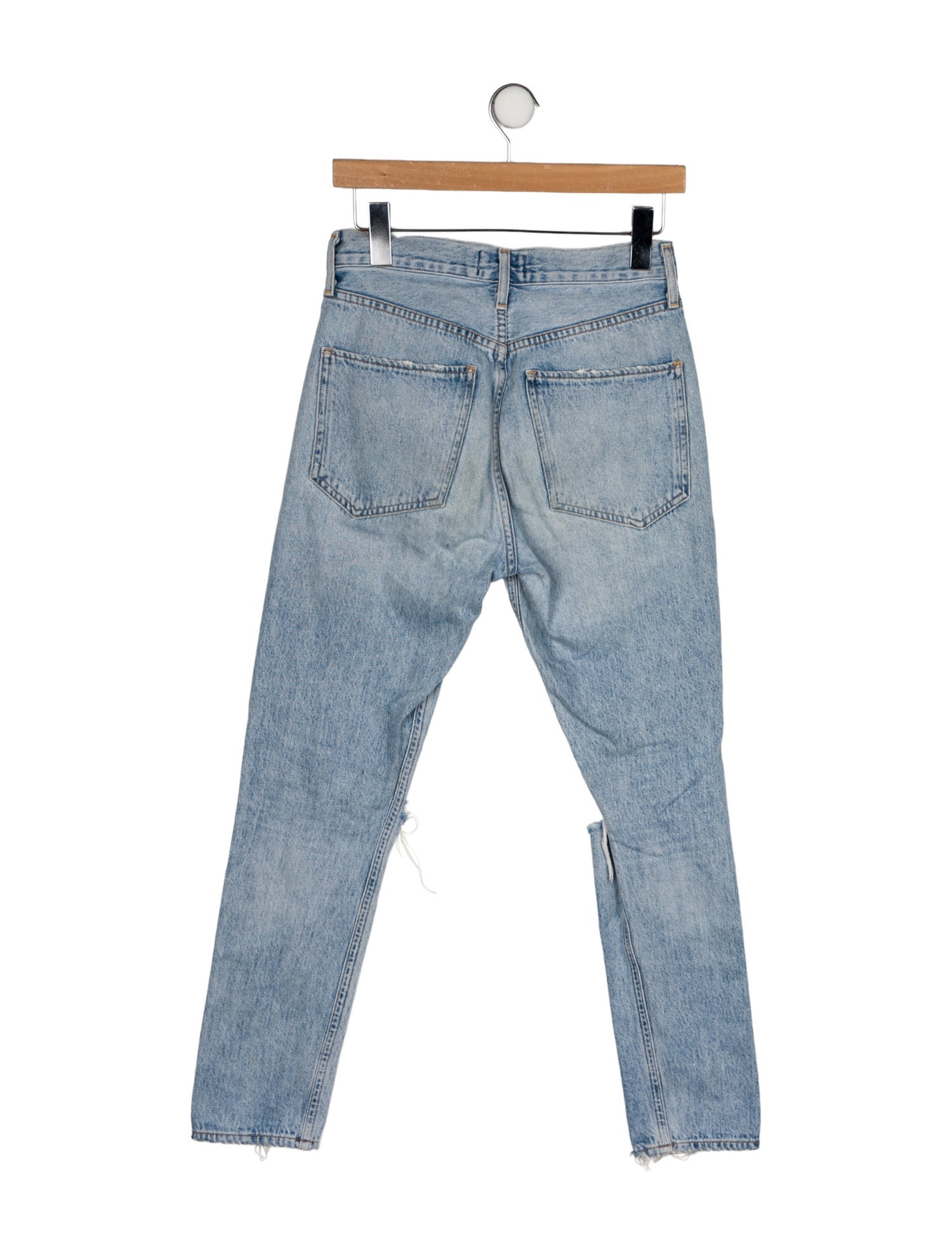 AGOLDE Mid-Rise Skinny Leg Jeans
