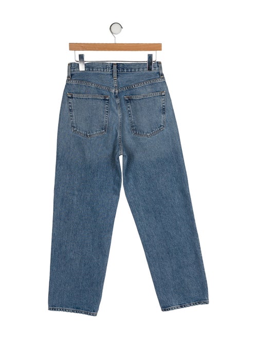AGOLDE High-Rise Straight Leg Jeans
