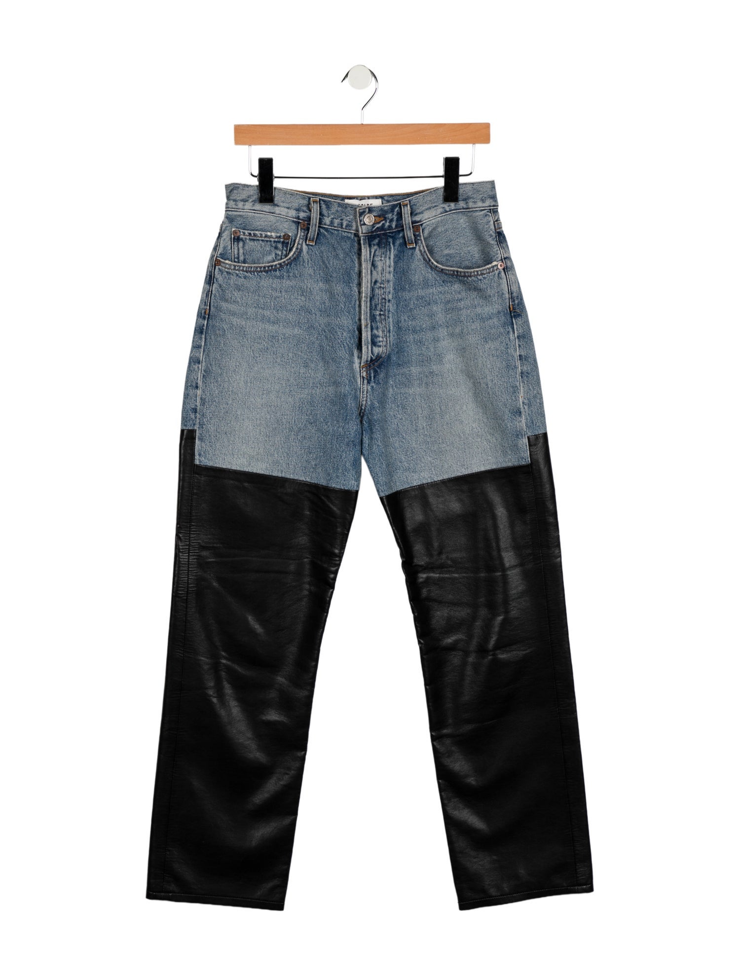 AGOLDE High-Rise Straight Leg Jeans