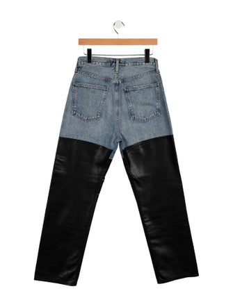 AGOLDE High-Rise Straight Leg Jeans