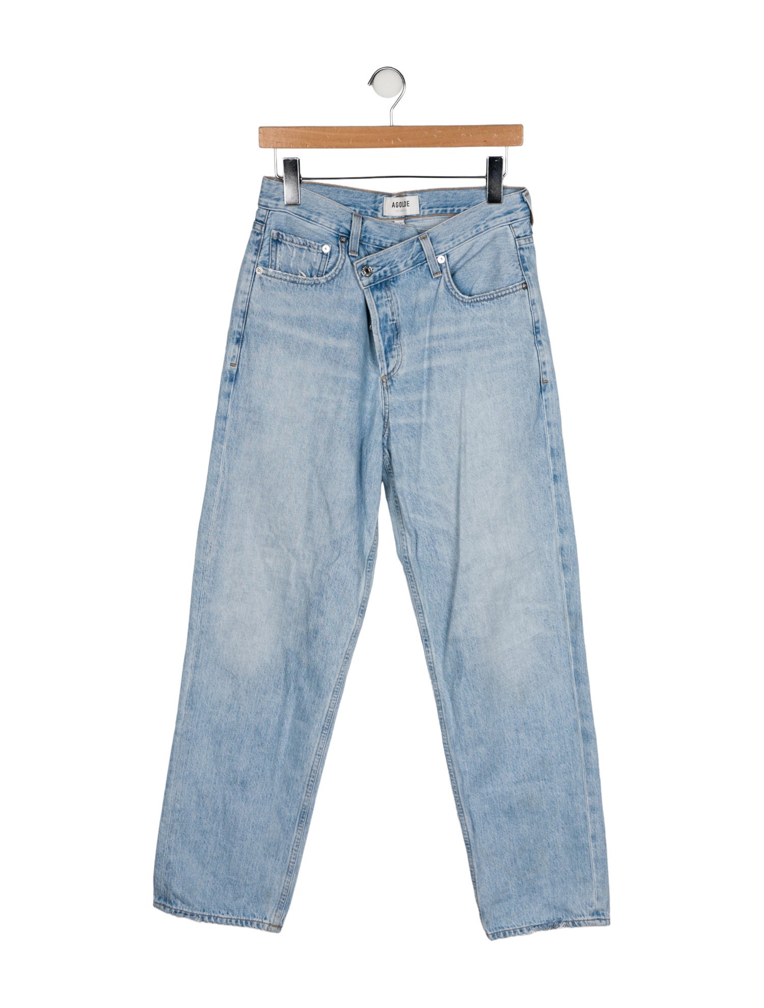 AGOLDE High-Rise Straight Leg Jeans
