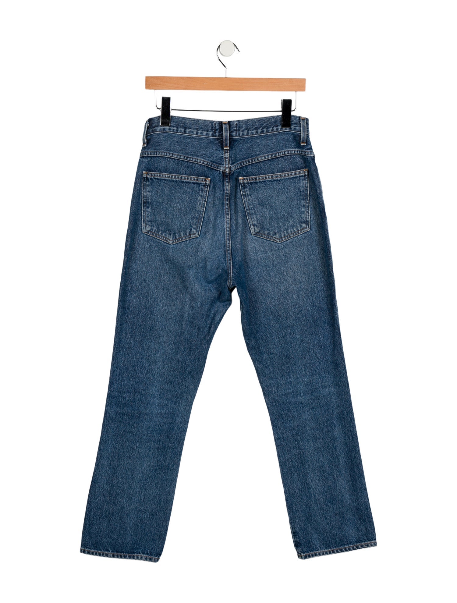 AGOLDE High-Rise Straight Leg Jeans