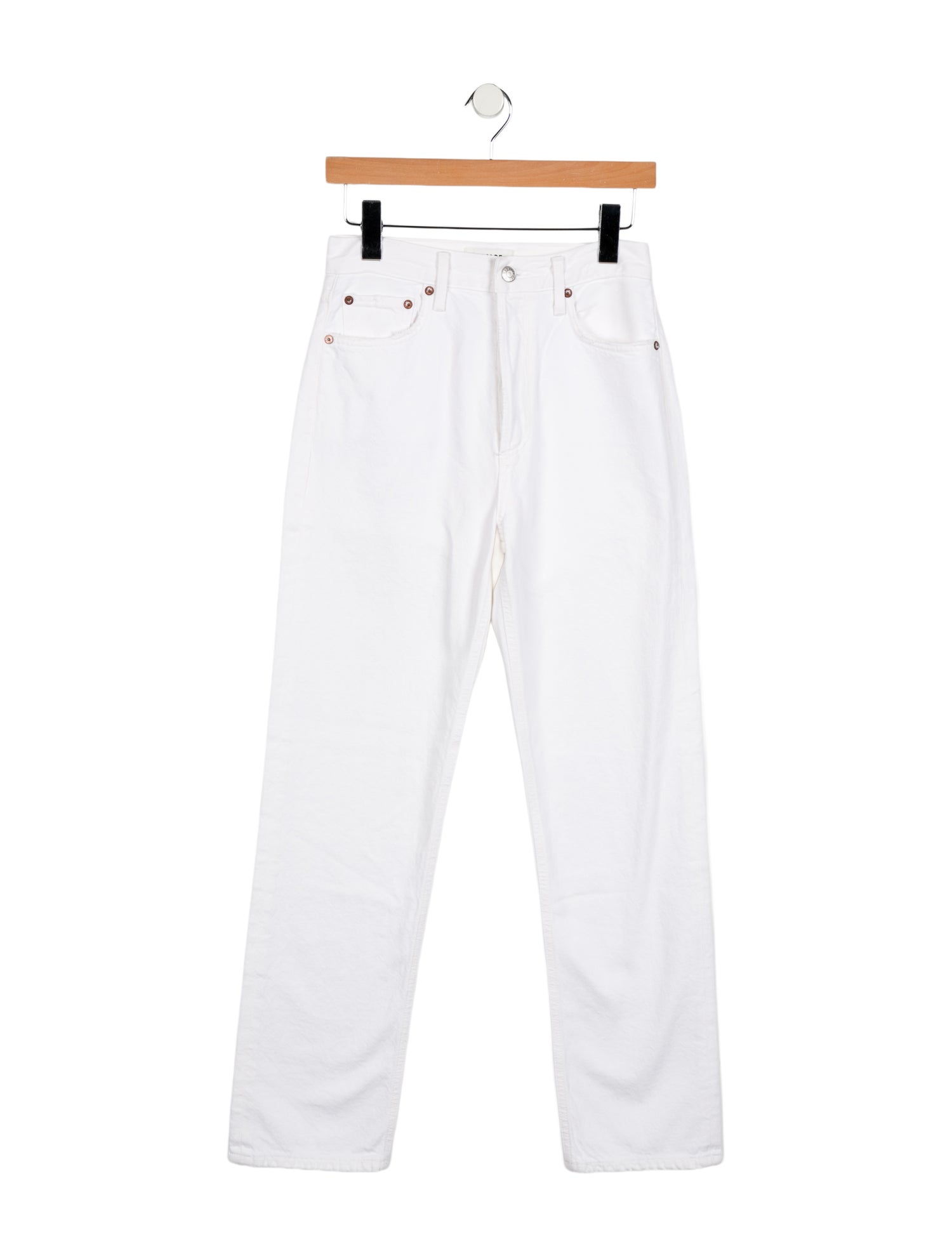 AGOLDE High-Rise Straight Leg Jeans