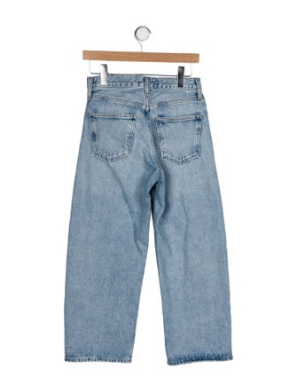 AGOLDE Mid-Rise Wide Leg Jeans