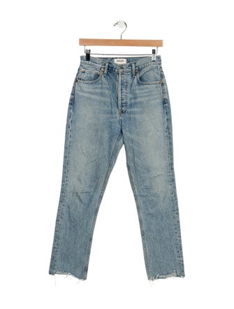 AGOLDE High-Rise Straight Leg Jeans