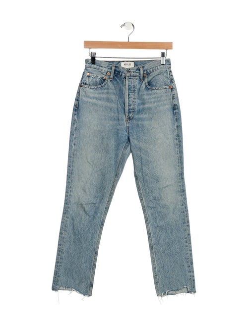 AGOLDE High-Rise Straight Leg Jeans