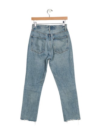 AGOLDE High-Rise Straight Leg Jeans