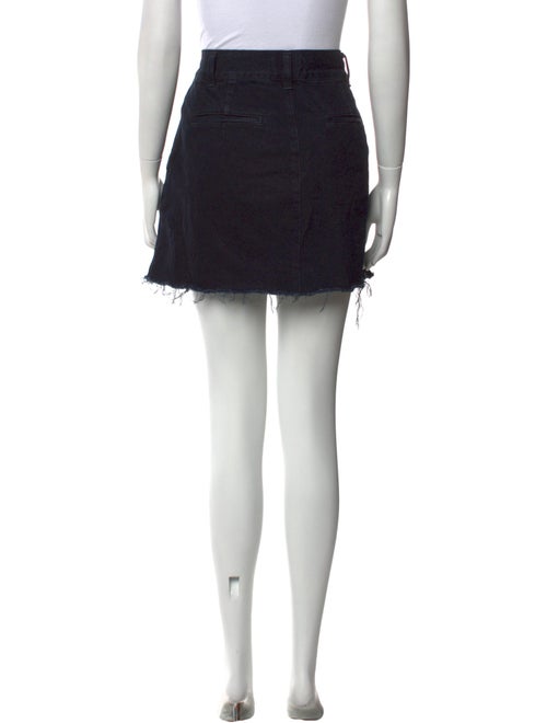 AGOLDE Distressed Accents Mini Skirt