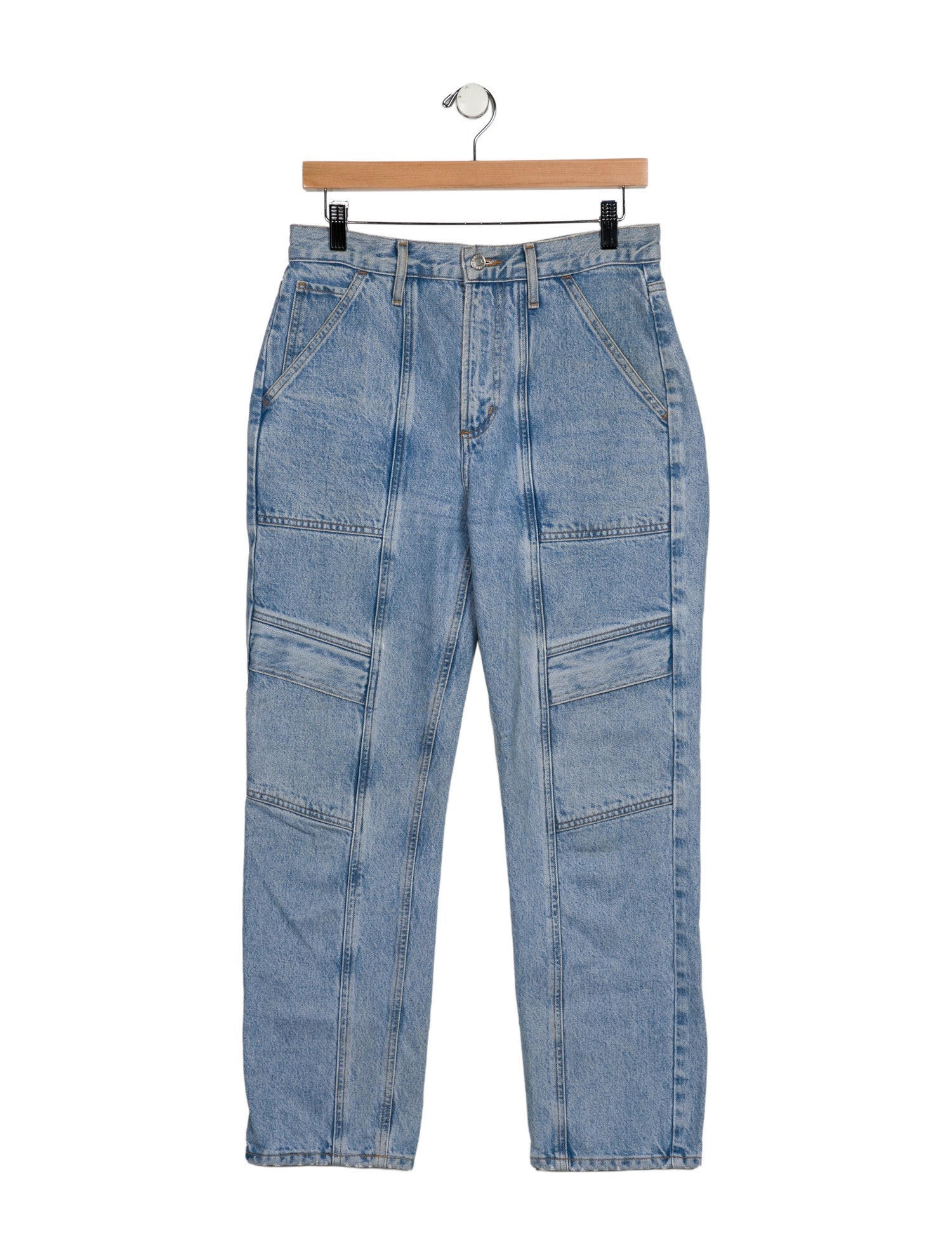 AGOLDE Mid-Rise Straight Leg Jeans