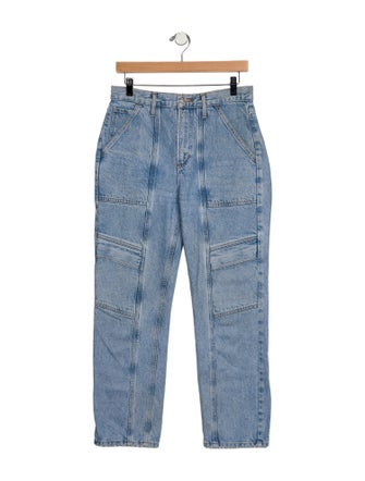 AGOLDE Mid-Rise Straight Leg Jeans