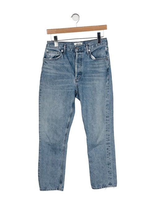 AGOLDE Mid-Rise Straight Leg Jeans