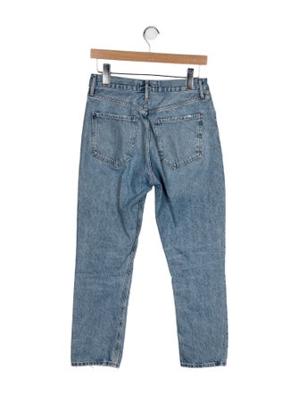 AGOLDE Mid-Rise Straight Leg Jeans