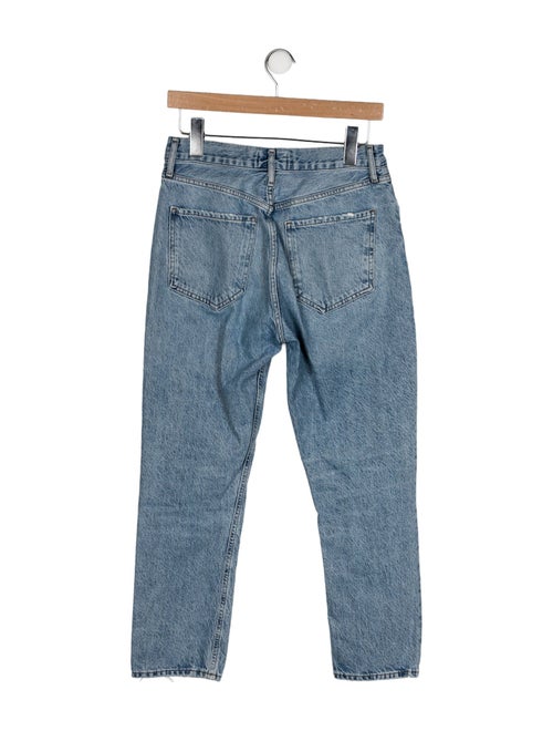 AGOLDE Mid-Rise Straight Leg Jeans