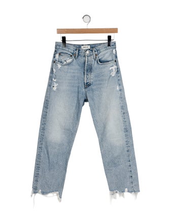 AGOLDE High-Rise Straight Leg Jeans