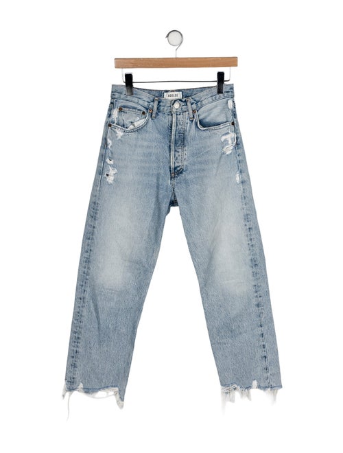 AGOLDE High-Rise Straight Leg Jeans