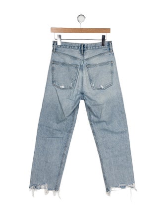 AGOLDE High-Rise Straight Leg Jeans