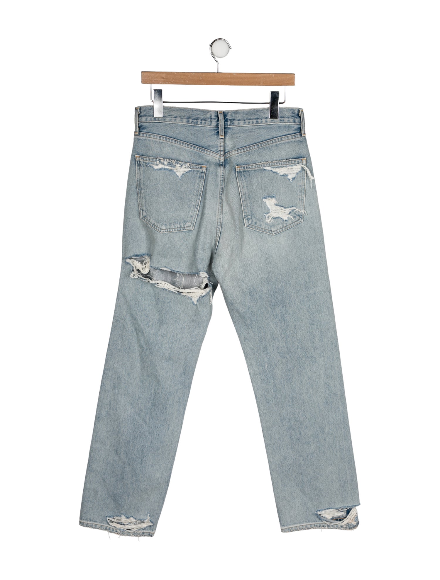 AGOLDE High-Rise Straight Leg Jeans