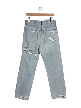 AGOLDE High-Rise Straight Leg Jeans