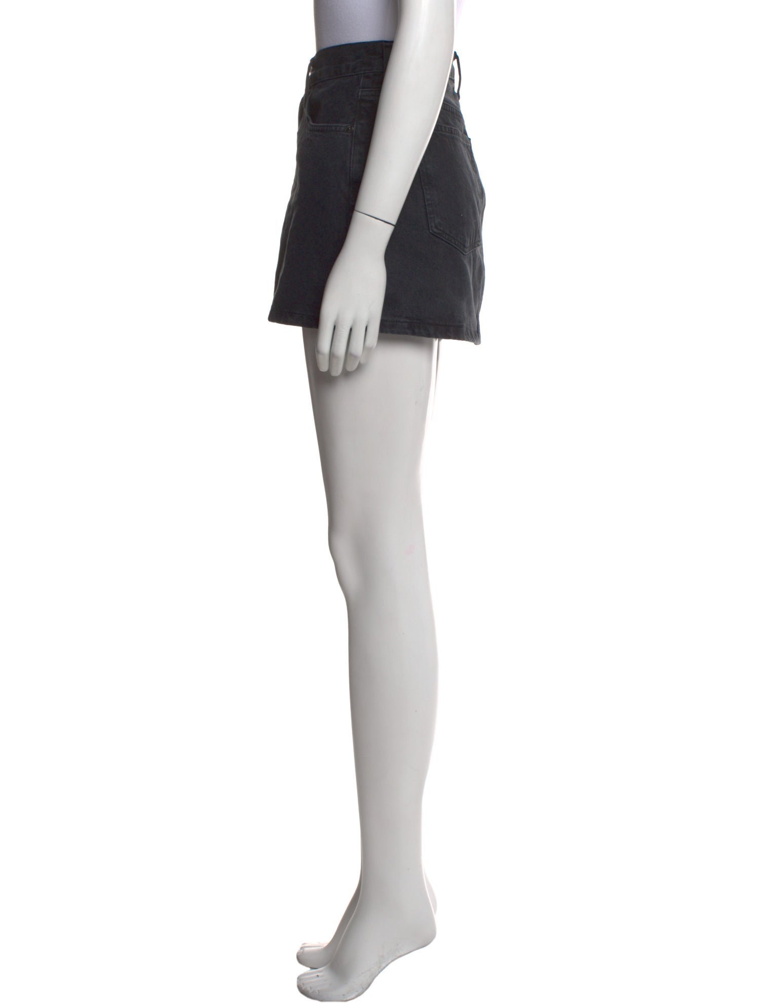 AGOLDE Distressed Accents Mini Skirt