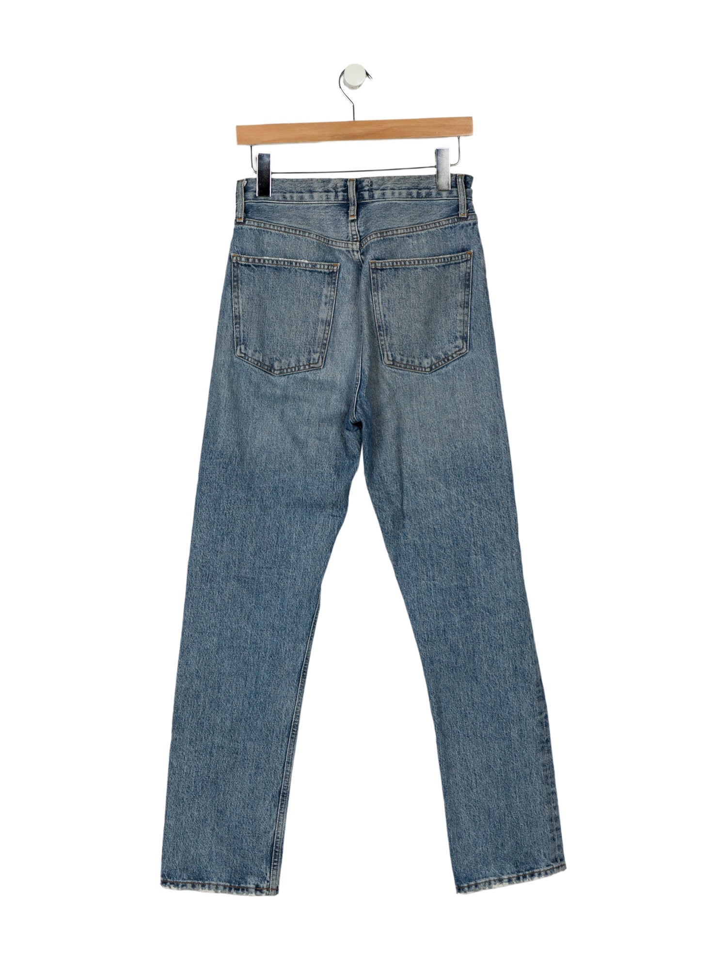 AGOLDE High-Rise Straight Leg Jeans