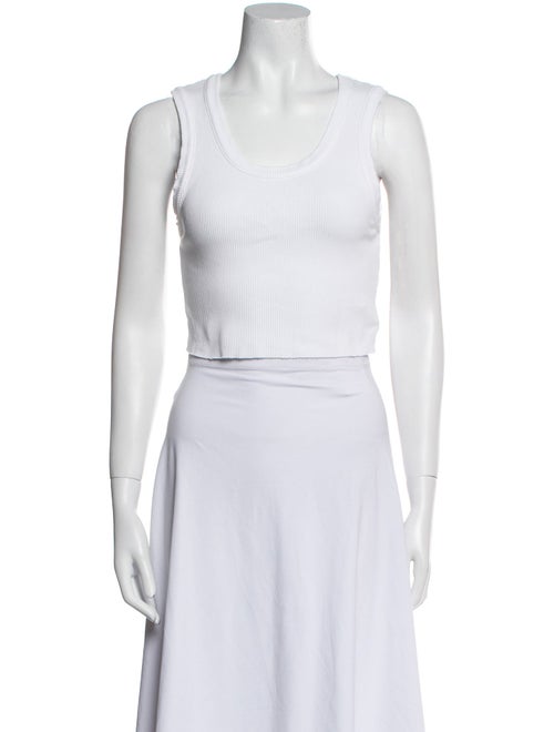 AGOLDE Scoop Neck Sleeveless Crop Top